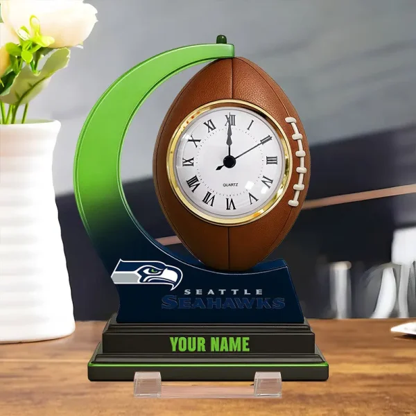 Seattle Seahawks New Acrylic Clock Plaque For Home SPTACP052