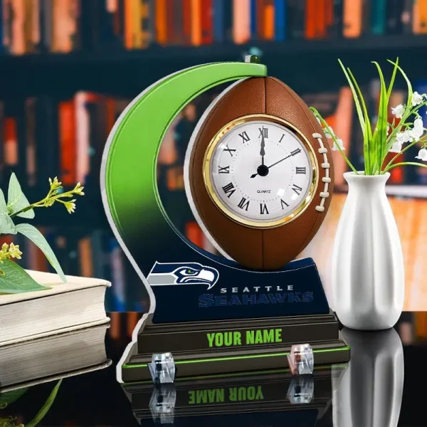 Seattle Seahawks New Acrylic Clock Plaque For Home SPTACP052 - Image 2