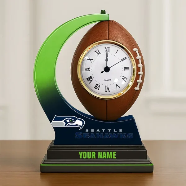 Seattle Seahawks New Acrylic Clock Plaque For Home SPTACP052 - Image 3