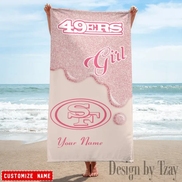 San Francisco 49ers NFL Beach Towels New 2025 AZBTOWEL529