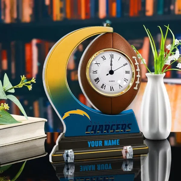 Los Angeles Chargers New Acrylic Clock Plaque For Home SPTACP055 - Image 2