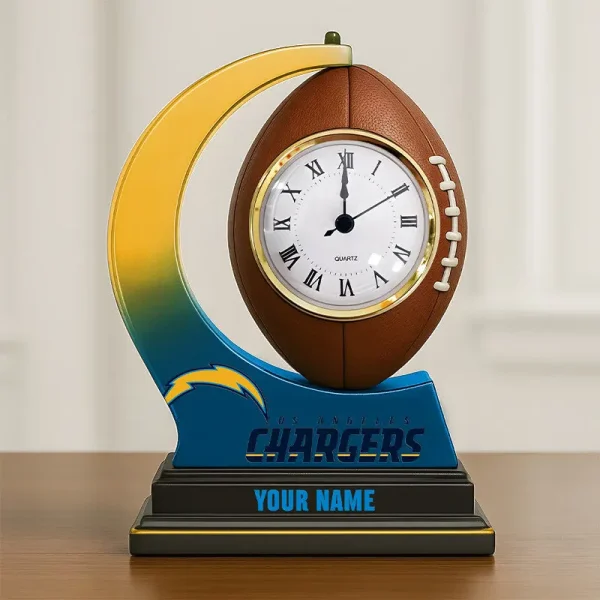 Los Angeles Chargers New Acrylic Clock Plaque For Home SPTACP055 - Image 3