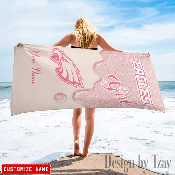 Philadelphia Eagles NFL Beach Towels New 2025 AZBTOWEL530 - Image 2