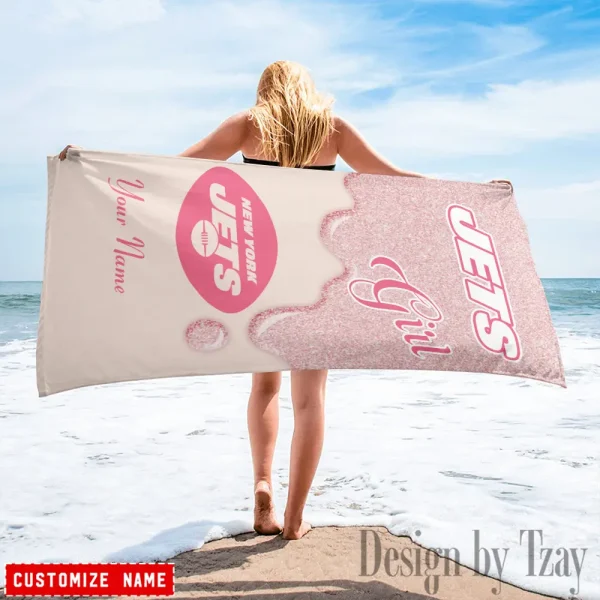 New York Jets NFL Beach Towels New 2025 AZBTOWEL531 - Image 2