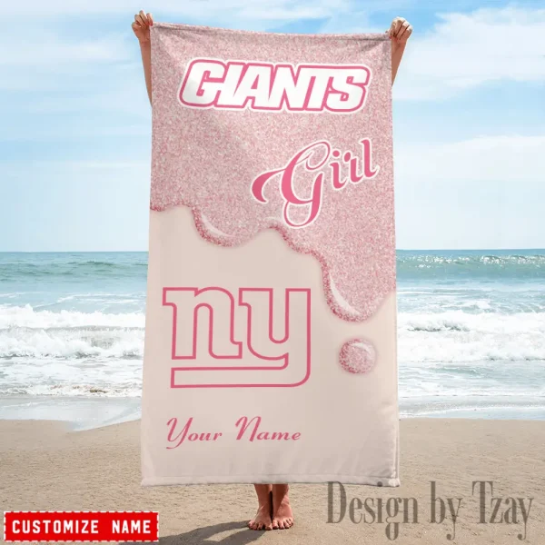 New York Giants NFL Beach Towels New 2025 AZBTOWEL532
