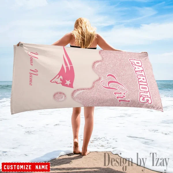 New England Patriots NFL Beach Towels New 2025 AZBTOWEL534 - Image 3