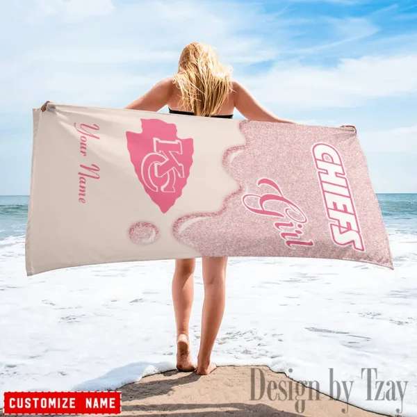 Kansas City Chiefs NFL Beach Towels New 2025 AZBTOWEL540 - Image 2