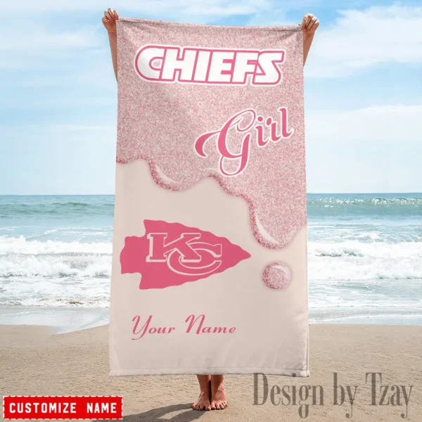 Kansas City Chiefs NFL Beach Towels New 2025 AZBTOWEL540 - Image 3