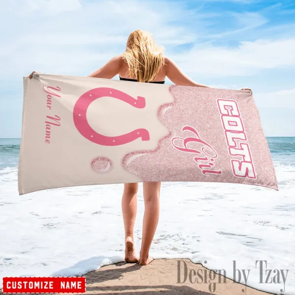 Indianapolis Colts NFL Beach Towels New 2025 AZBTOWEL542 - Image 3