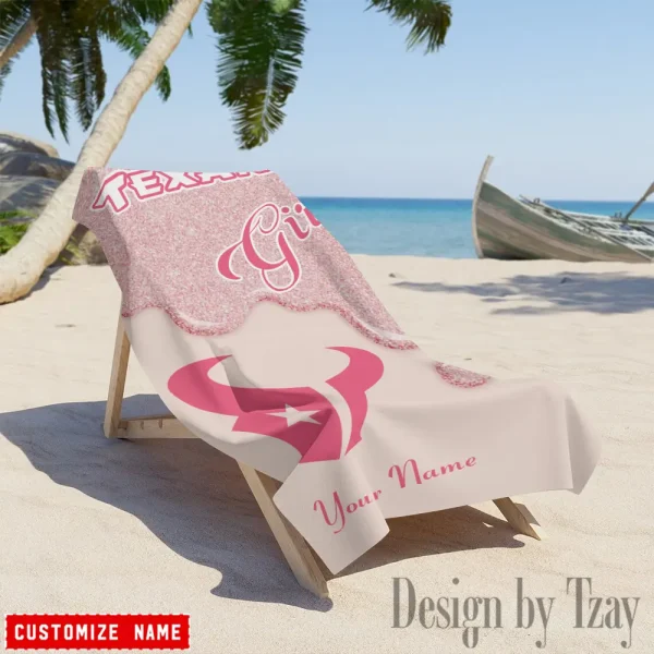 Houston Texans NFL Beach Towels New 2025 AZBTOWEL543 - Image 2