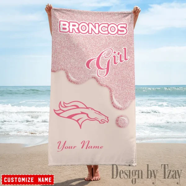 Denver Broncos NFL Beach Towels New 2025 AZBTOWEL546 - Image 3