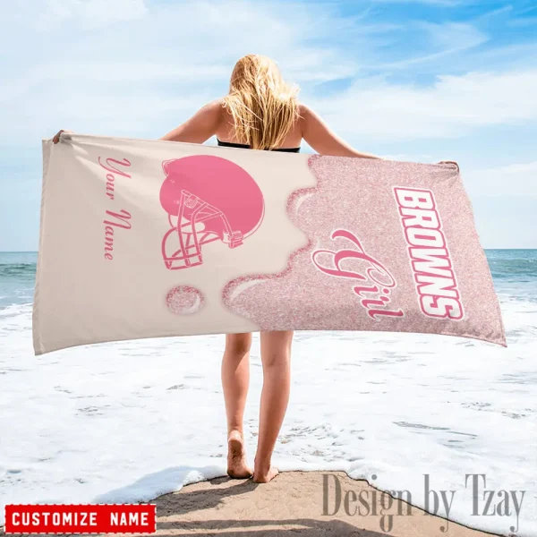 Cleveland Browns NFL Beach Towels New 2025 AZBTOWEL548 - Image 2