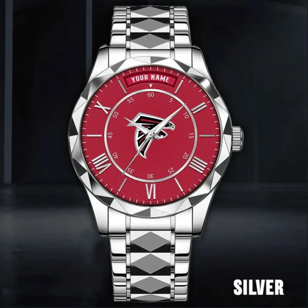 Atlanta Falcons Business Watch For Men Automatic Mechanical Stainless Steel Band 2025 SPTDMW707 - Image 2