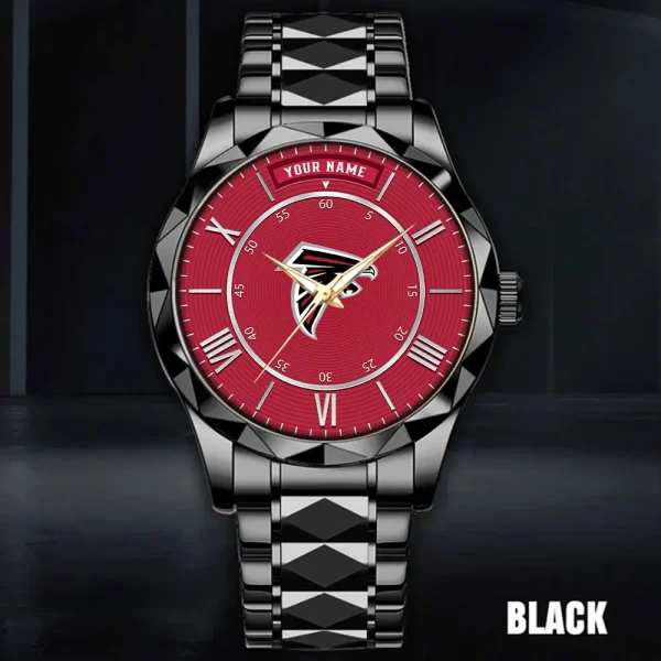 Atlanta Falcons Business Watch For Men Automatic Mechanical Stainless Steel Band 2025 SPTDMW707 - Image 3