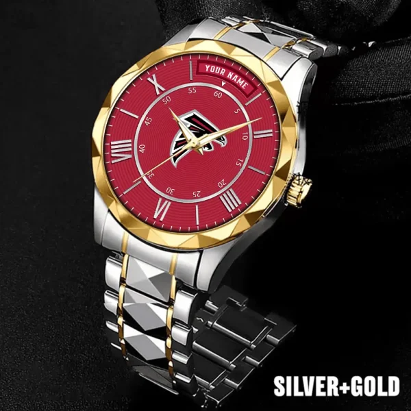 Atlanta Falcons Business Watch For Men Automatic Mechanical Stainless Steel Band 2025 SPTDMW707