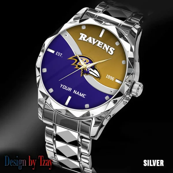 Baltimore Ravens Warterproof Sports Men Watches Top Brand Luxury Clock Style 2025 SPTDMW676 - Image 3