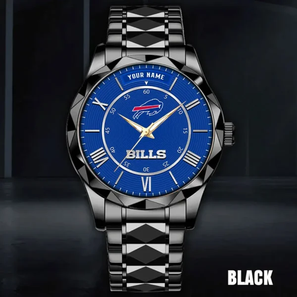 Buffalo Bills Business Watch For Men Automatic Mechanical Stainless Steel Band 2025 SPTDMW709 - Image 3
