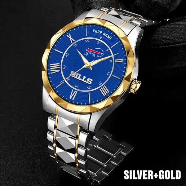 Buffalo Bills Business Watch For Men Automatic Mechanical Stainless Steel Band 2025 SPTDMW709