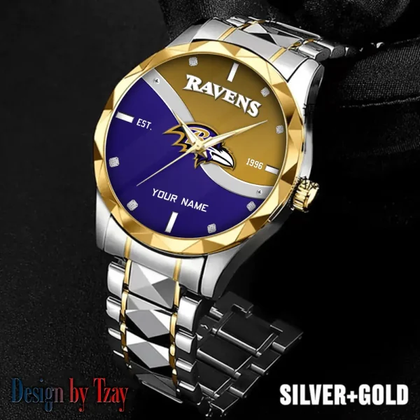 Baltimore Ravens Warterproof Sports Men Watches Top Brand Luxury Clock Style 2025 SPTDMW676