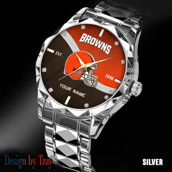 Cleveland Browns Warterproof Sports Men Watches Top Brand Luxury Clock Style 2025 SPTDMW681 - Image 2