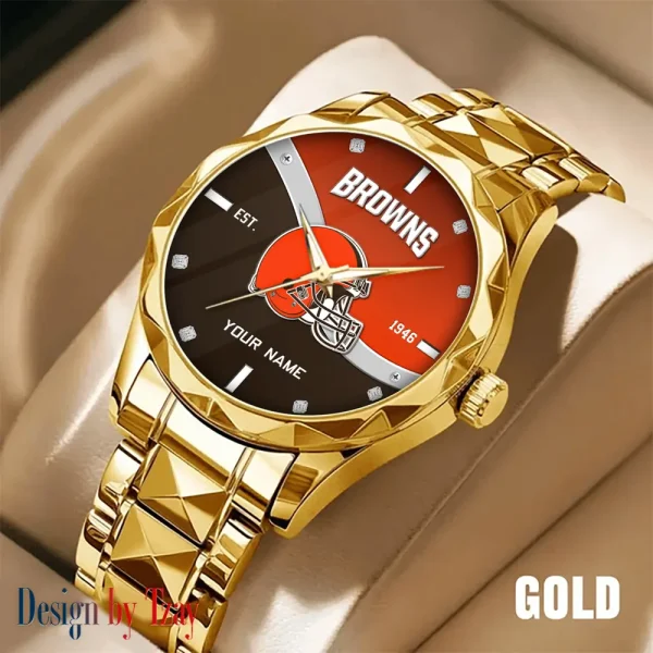Cleveland Browns Warterproof Sports Men Watches Top Brand Luxury Clock Style 2025 SPTDMW681 - Image 4
