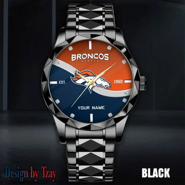 Denver Broncos Warterproof Sports Men Watches Top Brand Luxury Clock Style 2025 SPTDMW683 - Image 4