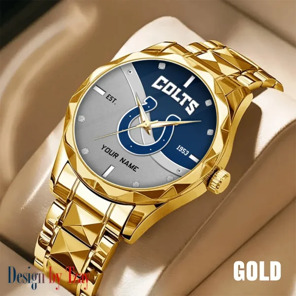Indianapolis Colts Warterproof Sports Men Watches Top Brand Luxury Clock Style 2025 SPTDMW687 - Image 2