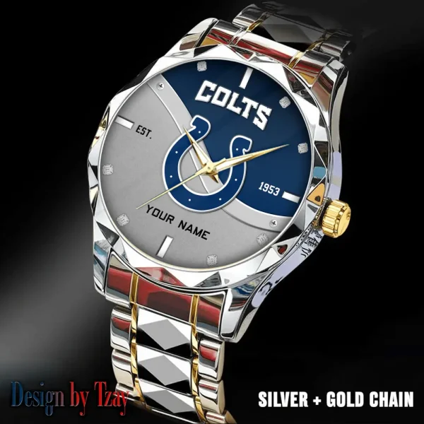 Indianapolis Colts Warterproof Sports Men Watches Top Brand Luxury Clock Style 2025 SPTDMW687 - Image 4