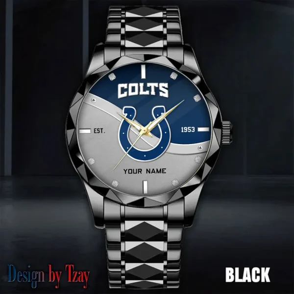 Indianapolis Colts Warterproof Sports Men Watches Top Brand Luxury Clock Style 2025 SPTDMW687 - Image 5