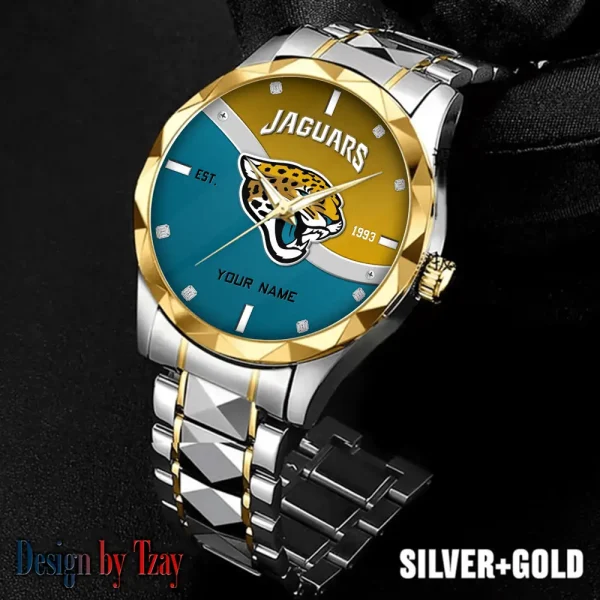 Jacksonville Jaguars Warterproof Sports Men Watches Top Brand Luxury Clock Style 2025 SPTDMW688