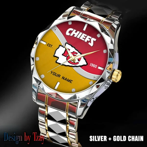 Kansas City Chiefs Warterproof Sports Men Watches Top Brand Luxury Clock Style 2025 SPTDMW689 - Image 5