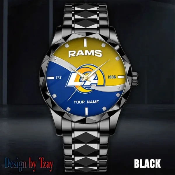 Los Angeles Rams Warterproof Sports Men Watches Top Brand Luxury Clock Style 2025 SPTDMW692 - Image 4