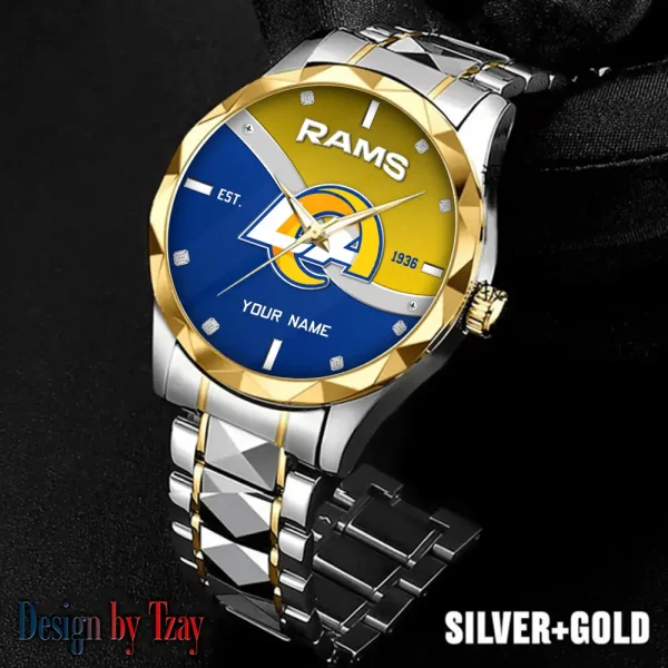 Los Angeles Rams Warterproof Sports Men Watches Top Brand Luxury Clock Style 2025 SPTDMW692