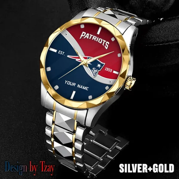 New England Patriots Warterproof Sports Men Watches Top Brand Luxury Clock Style 2025 SPTDMW695