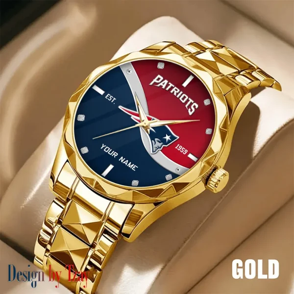 New England Patriots Warterproof Sports Men Watches Top Brand Luxury Clock Style 2025 SPTDMW695 - Image 3