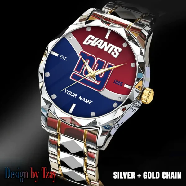 New York Giants Warterproof Sports Men Watches Top Brand Luxury Clock Style 2025 SPTDMW697 - Image 5