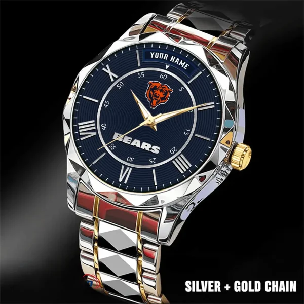 Chicago Bears Business Watch For Men Automatic Mechanical Stainless Steel Band 2025 SPTDMW711 - Image 5