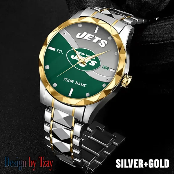 New York Jets Warterproof Sports Men Watches Top Brand Luxury Clock Style 2025 SPTDMW698