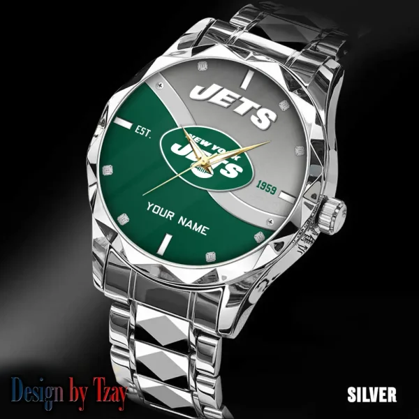 New York Jets Warterproof Sports Men Watches Top Brand Luxury Clock Style 2025 SPTDMW698 - Image 3