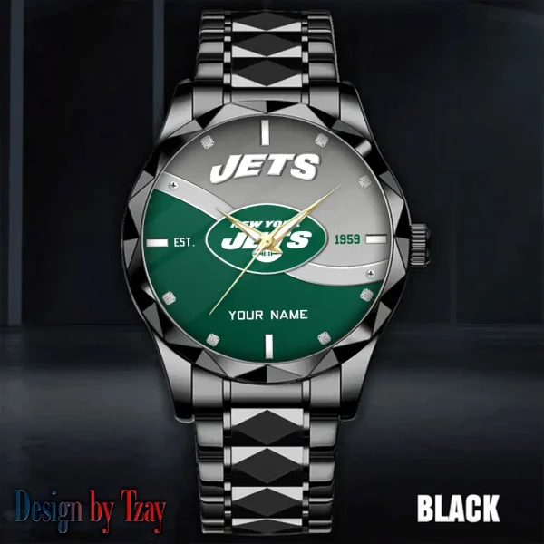 New York Jets Warterproof Sports Men Watches Top Brand Luxury Clock Style 2025 SPTDMW698 - Image 4