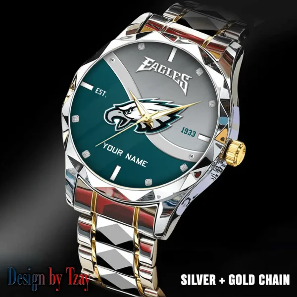 Philadelphia Eagles Warterproof Sports Men Watches Top Brand Luxury Clock Style 2025 SPTDMW699 - Image 2