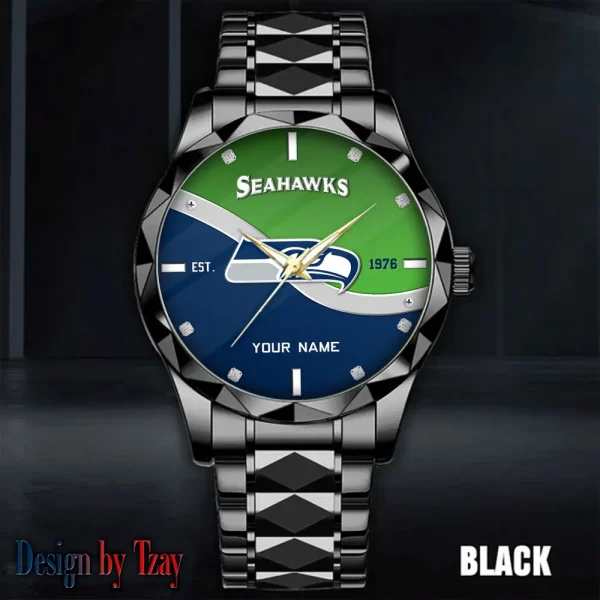 Seattle Seahawks Warterproof Sports Men Watches Top Brand Luxury Clock Style 2025 SPTDMW702 - Image 3