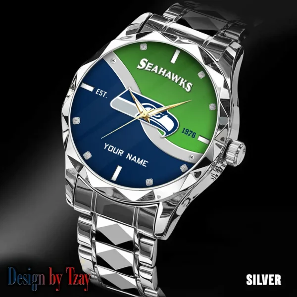 Seattle Seahawks Warterproof Sports Men Watches Top Brand Luxury Clock Style 2025 SPTDMW702 - Image 4