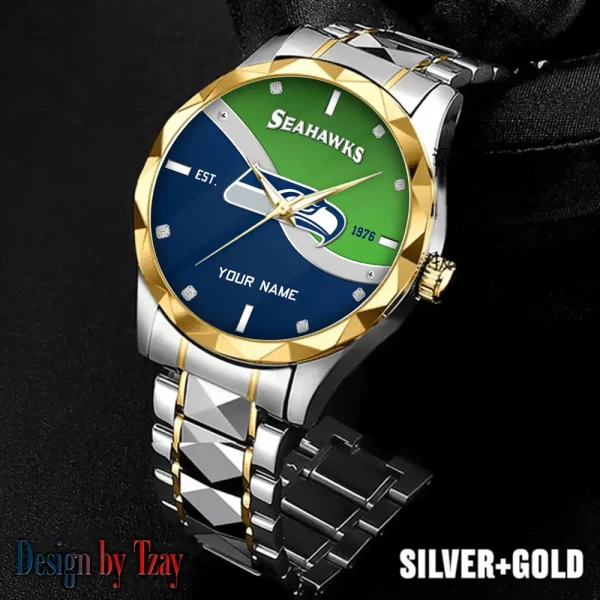 Seattle Seahawks Warterproof Sports Men Watches Top Brand Luxury Clock Style 2025 SPTDMW702