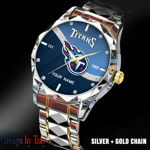 Tennessee Titans Warterproof Sports Men Watches Top Brand Luxury Clock Style 2025 SPTDMW704 - Image 2