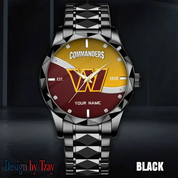 Washington Commanders Warterproof Sports Men Watches Top Brand Luxury Clock Style 2025 SPTDMW705 - Image 2