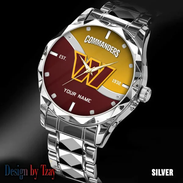 Washington Commanders Warterproof Sports Men Watches Top Brand Luxury Clock Style 2025 SPTDMW705 - Image 3