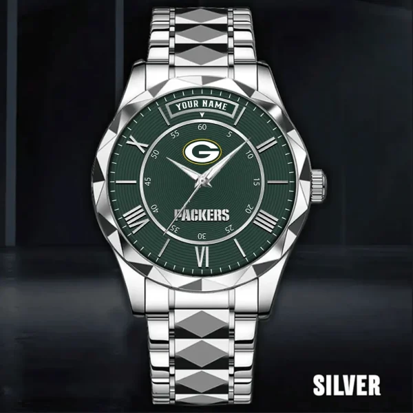 Green Bay Packers Business Watch For Men Automatic Mechanical Stainless Steel Band 2025 SPTDMW717 - Image 2