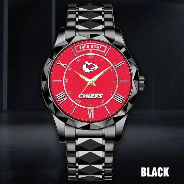 Kansas City Chiefs Business Watch For Men Automatic Mechanical Stainless Steel Band 2025 SPTDMW721 - Image 4