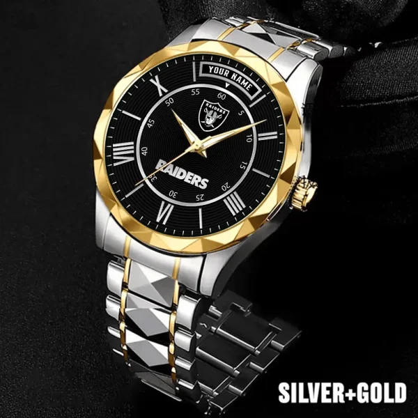Las Vegas Raiders Business Watch For Men Automatic Mechanical Stainless Steel Band 2025 SPTDMW722